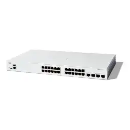Cisco Catalyst 1300-24T-4X - Commutateur - C3 - Géré - 24 x 10 - 100 - 1000Base-T + 4 x 10 Gigabit SFP... (C1300-24T-4X)_1